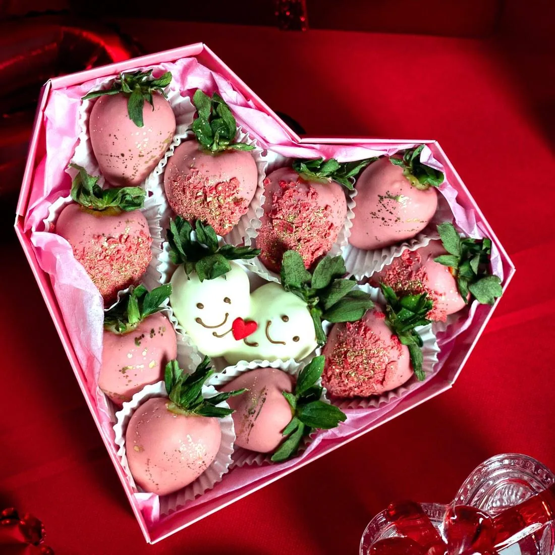 Сердце грани XS — клубника в шоколаде, «Вкус Букет»