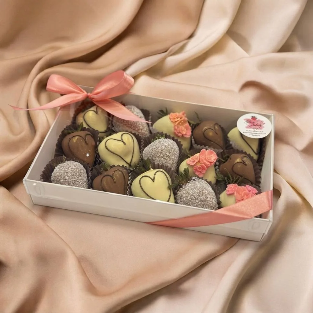 Набор 15 ягод — клубника в шоколаде, «Вкус Букет»